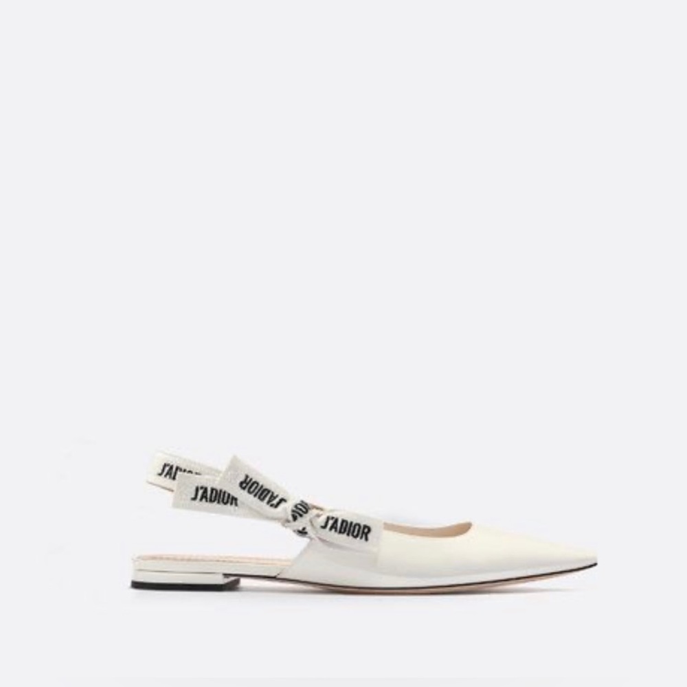 White dior flats - Picture 3 of 10